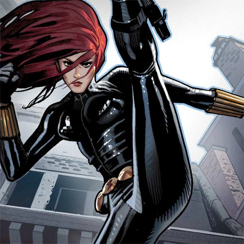 Marvel Black Widow High Kick MacBook Skins